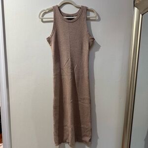 Rachel Zoe Sleeveless Neutral Knit Dress
